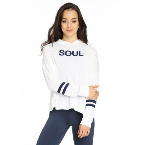Soulcycle Soul Star Stripe Cross Back Hoodie